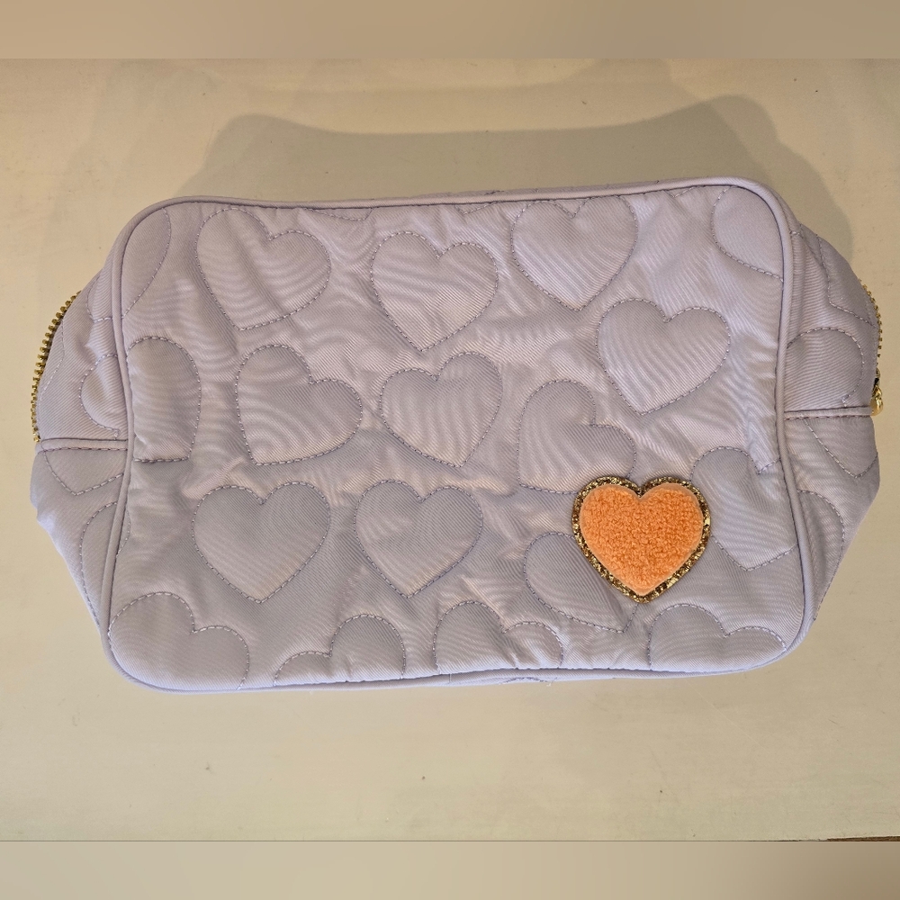 Stoney Clover Lane Puffy Heart Large Pouch